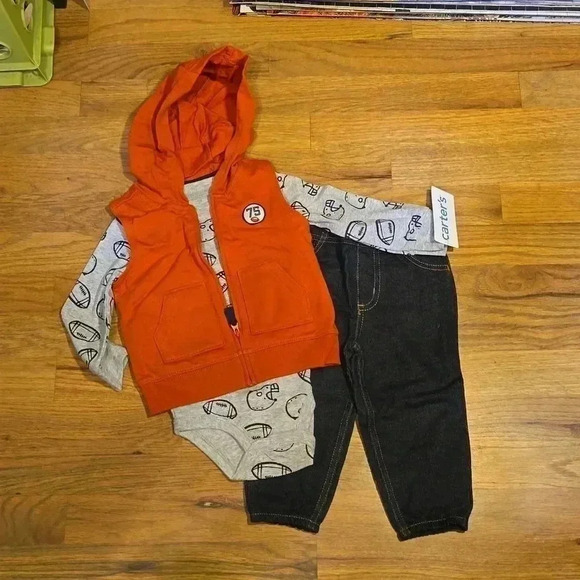 Carter's Baby Boy Football Outfit - Picture 1 of 2